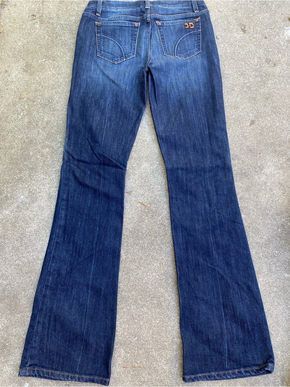 Joe's Jeans Women Low Rise Bootcut Flare Dark Wash Denim Size 28